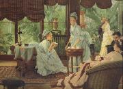 James Tissot In The Conservatory (Rivals) (nn01)